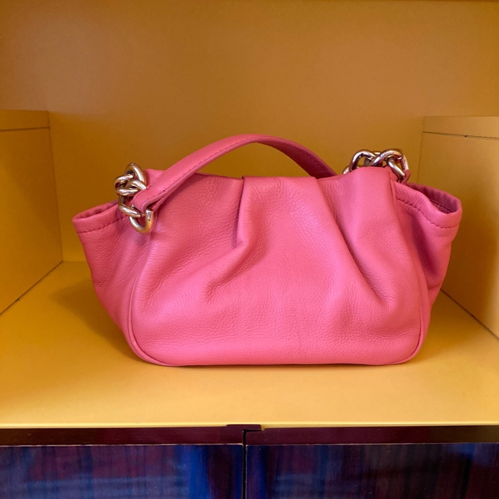 Vintage J Crew leather mini hobo